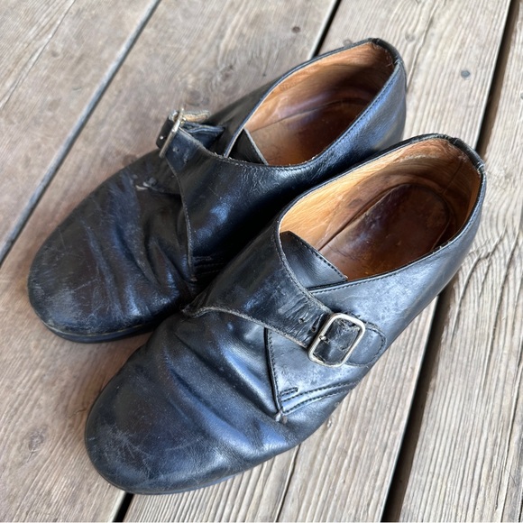 Doc Martens Vintage Monk Strap Oxford Shoes - Picture 3 of 11